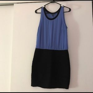 Aqua mini dress